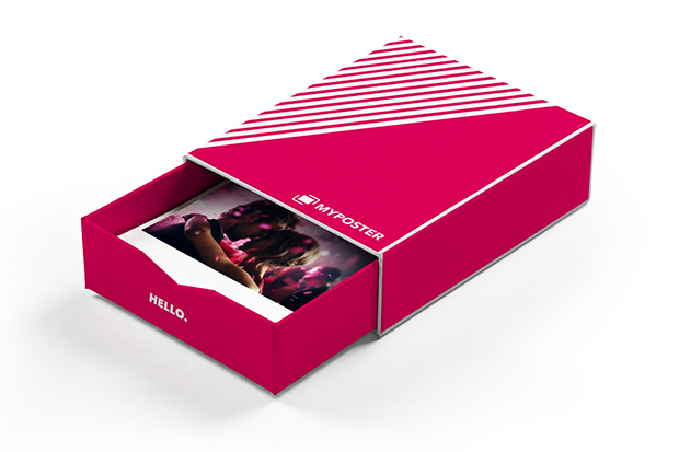 Image of Bilderbox mit 100 Fotos im Design "Hello Pink"