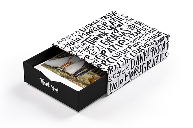 Image of Bilderbox mit 100 Fotos im Design "Thank you"