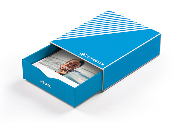 Image of Bilderbox mit 100 Fotos im Design "Hello Blue"