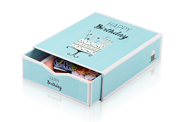 Image of Bilderbox mit 100 Fotos im Design "Happy Birthday"
